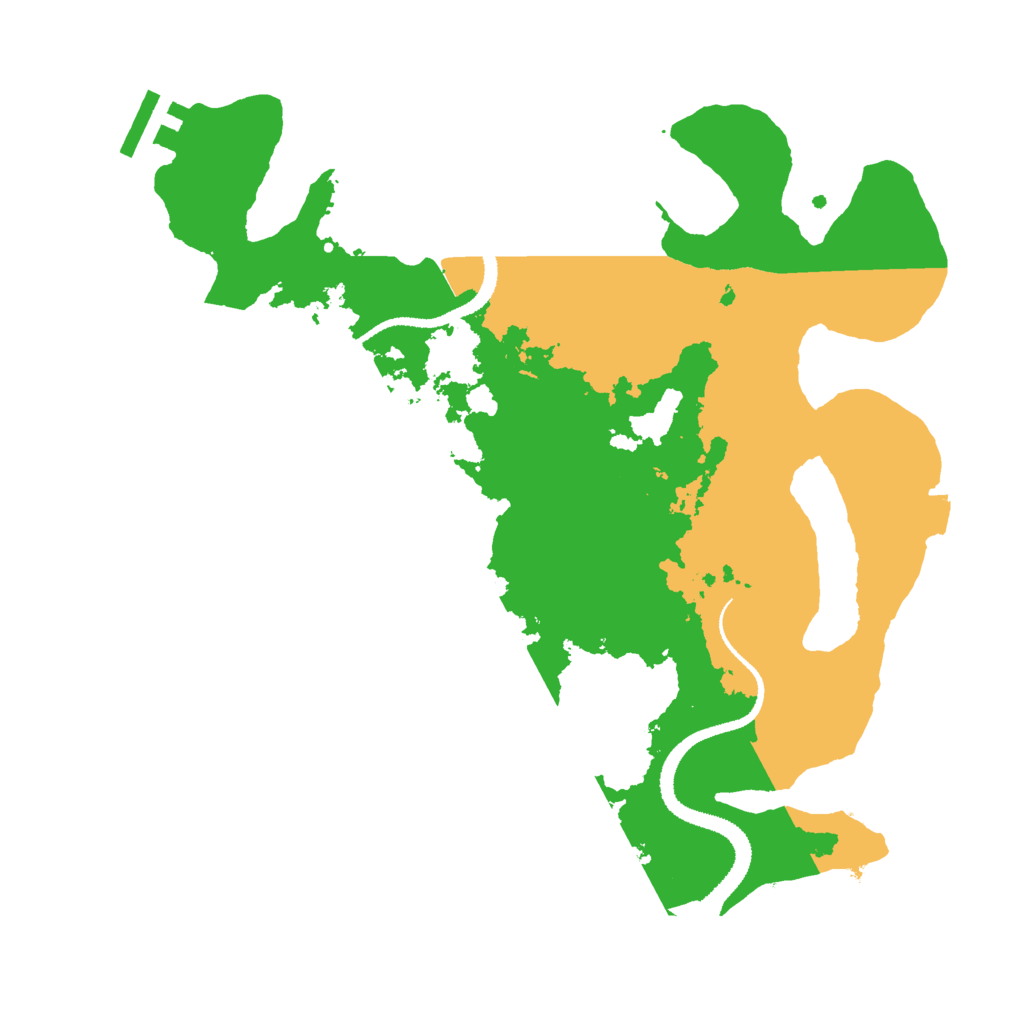 Biome Rust Map: Procedural Map, Size: 3000, Seed: 402072299