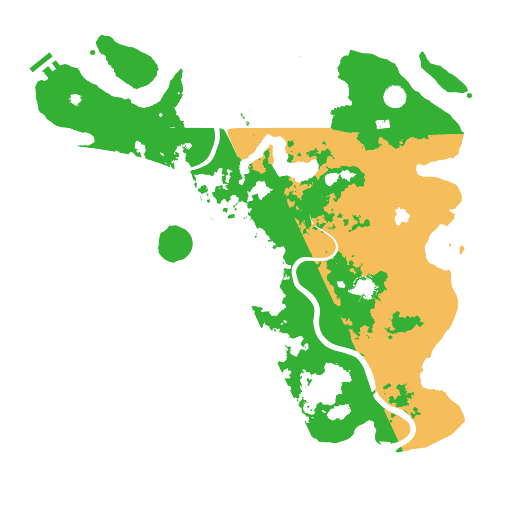 Biome Rust Map: Procedural Map, Size: 4000, Seed: 7791478