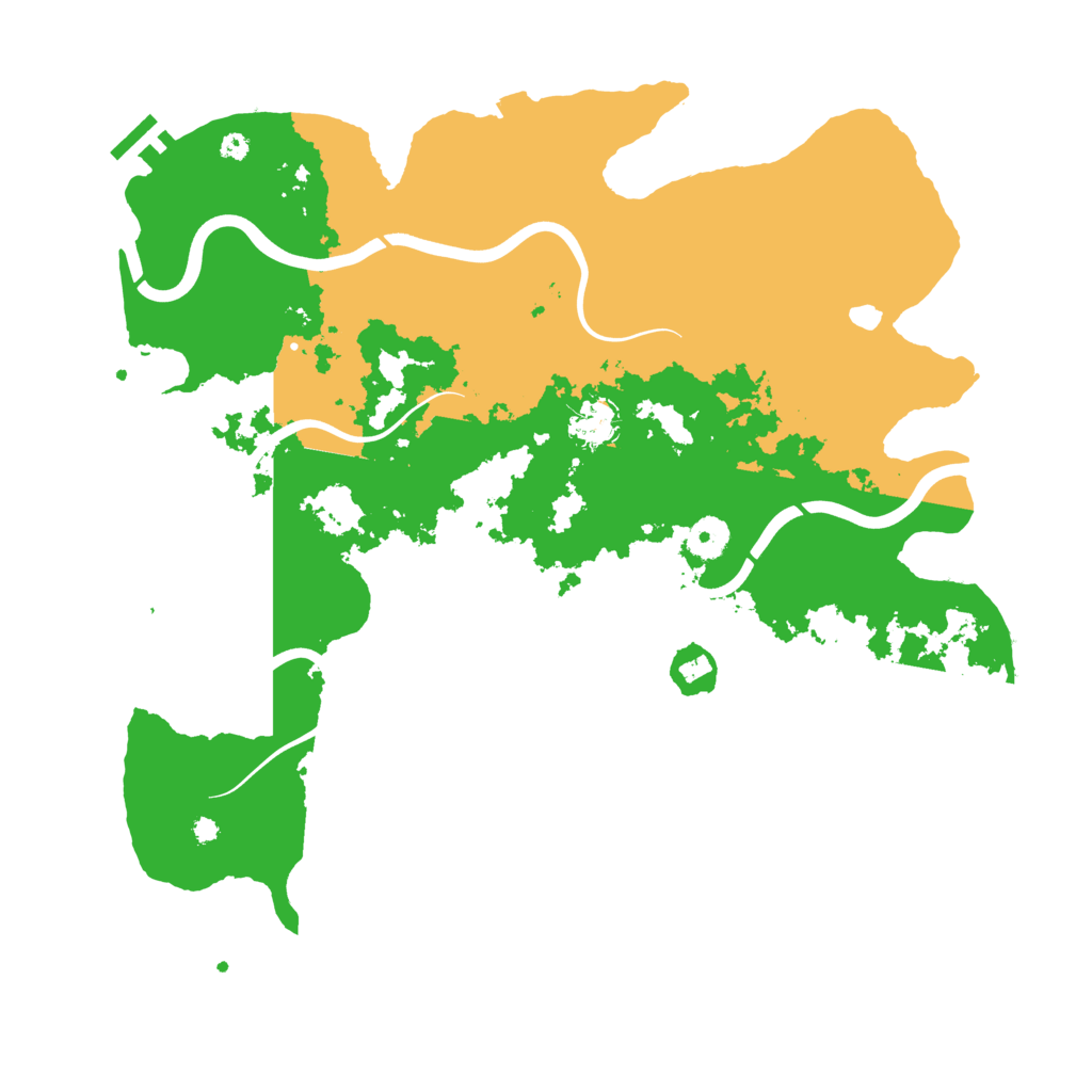 Biome Rust Map: Procedural Map, Size: 3950, Seed: 785483484