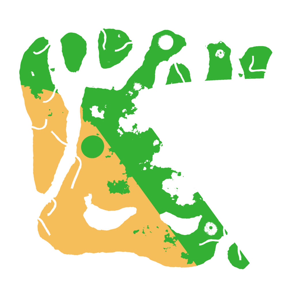 Biome Rust Map: Procedural Map, Size: 3500, Seed: 1585