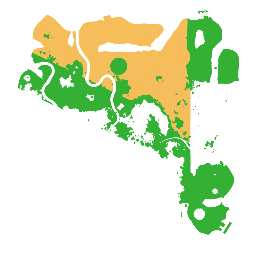 Biome Rust Map: Procedural Map, Size: 3950, Seed: 97146438