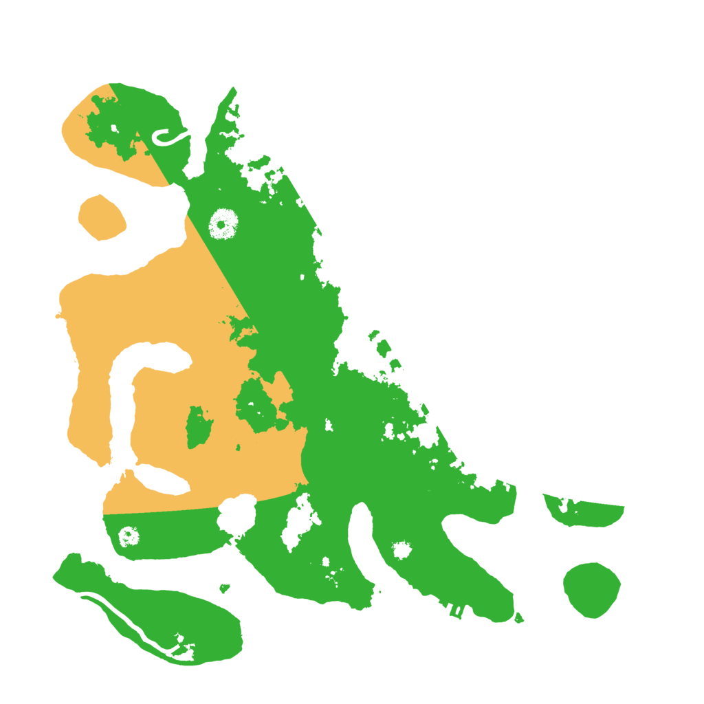 Biome Rust Map: Procedural Map, Size: 3500, Seed: 6554852