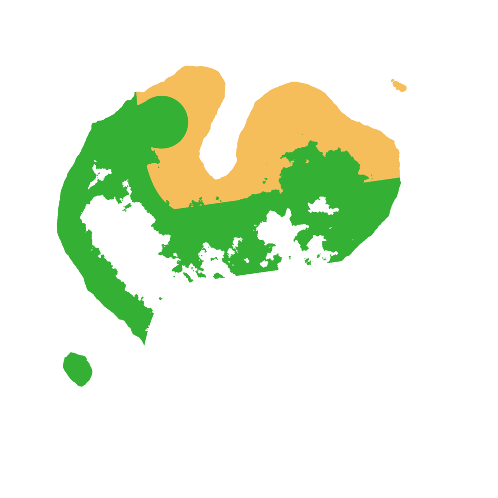 Biome Rust Map: Barren, Size: 2500, Seed: 50000