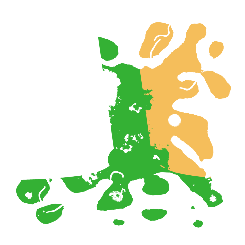 Biome Rust Map: Procedural Map, Size: 3500, Seed: 1921358