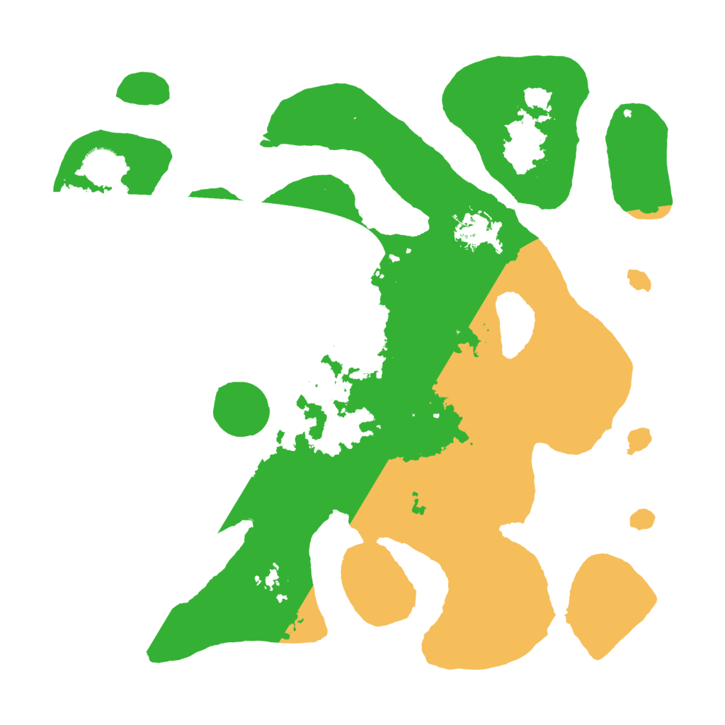 Biome Rust Map: Barren, Size: 3500, Seed: 2465224