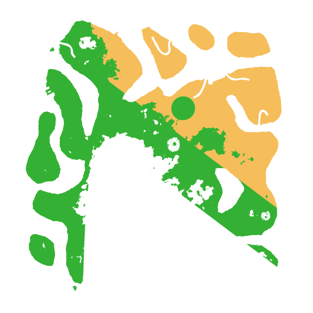 Biome Rust Map: Procedural Map, Size: 3500, Seed: 923944