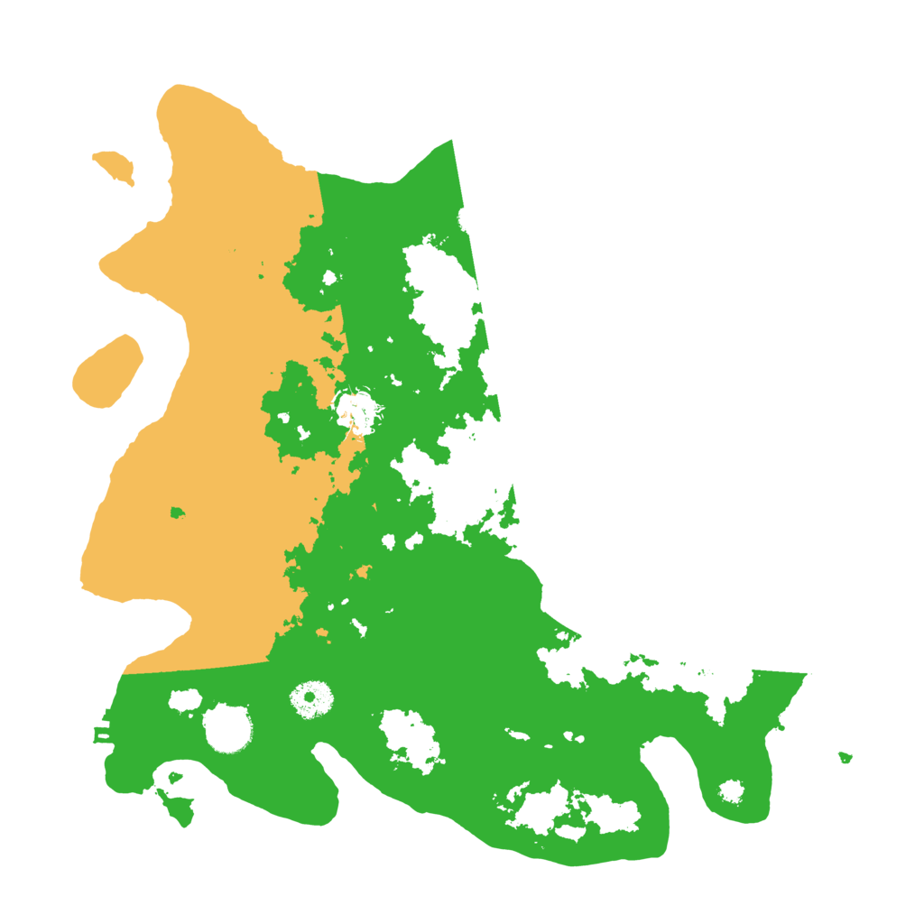 Biome Rust Map: Procedural Map, Size: 3500, Seed: 5361233