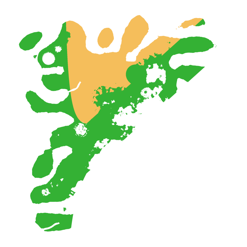 Biome Rust Map: Procedural Map, Size: 3500, Seed: 3470791
