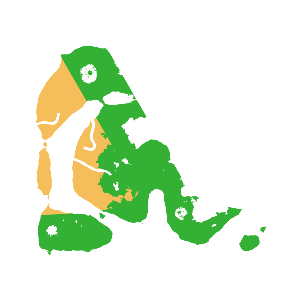 Biome Rust Map: Procedural Map, Size: 2500, Seed: 5765601