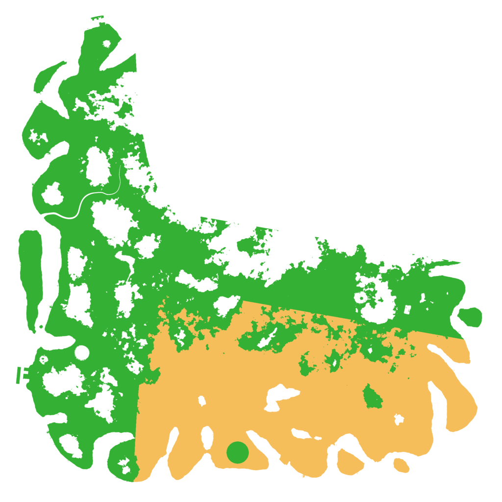 Biome Rust Map: Procedural Map, Size: 6000, Seed: 9004820