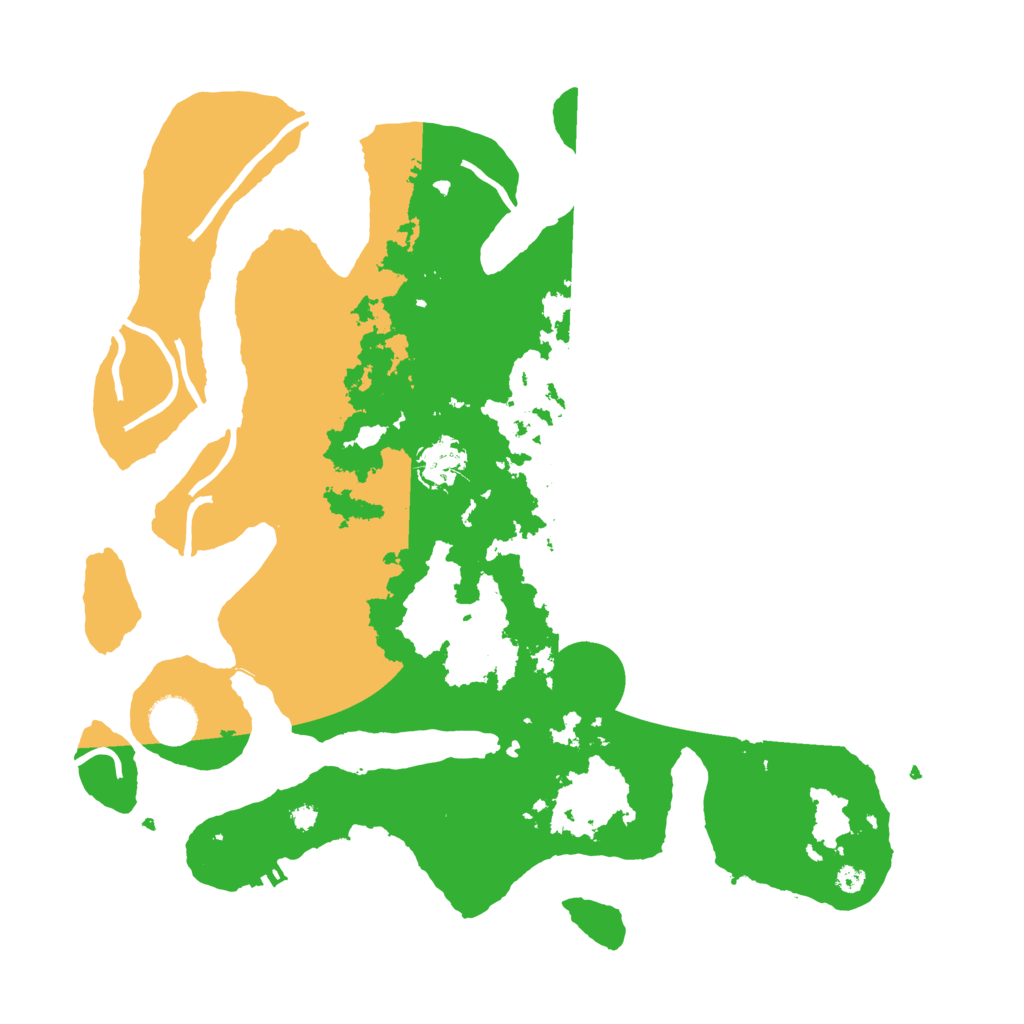 Biome Rust Map: Procedural Map, Size: 3800, Seed: 6011333