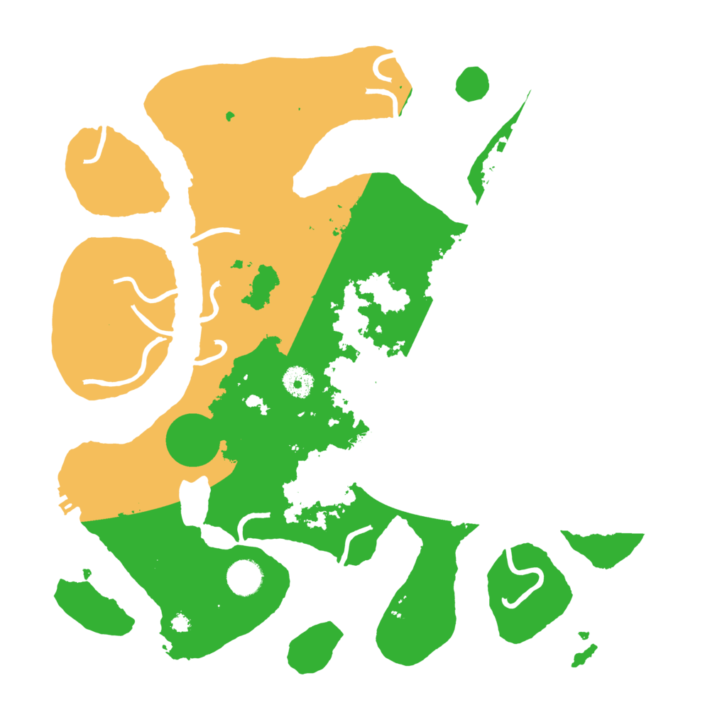 Biome Rust Map: Procedural Map, Size: 3600, Seed: 484999