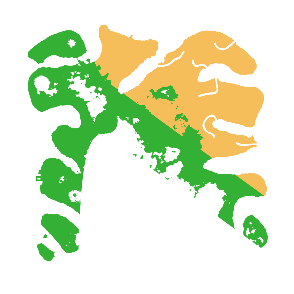 Biome Rust Map: Procedural Map, Size: 3500, Seed: 3136659