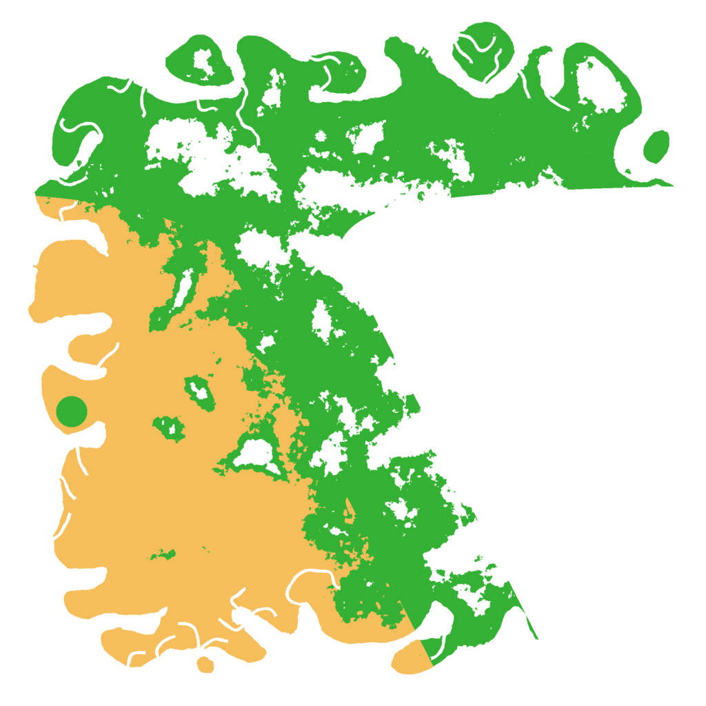 Biome Rust Map: Procedural Map, Size: 6000, Seed: 69883437