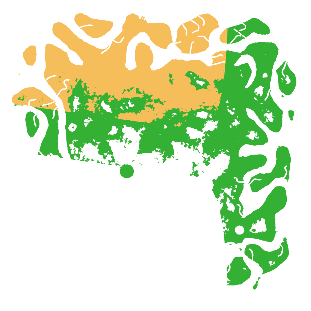 Biome Rust Map: Procedural Map, Size: 6000, Seed: 1229186737