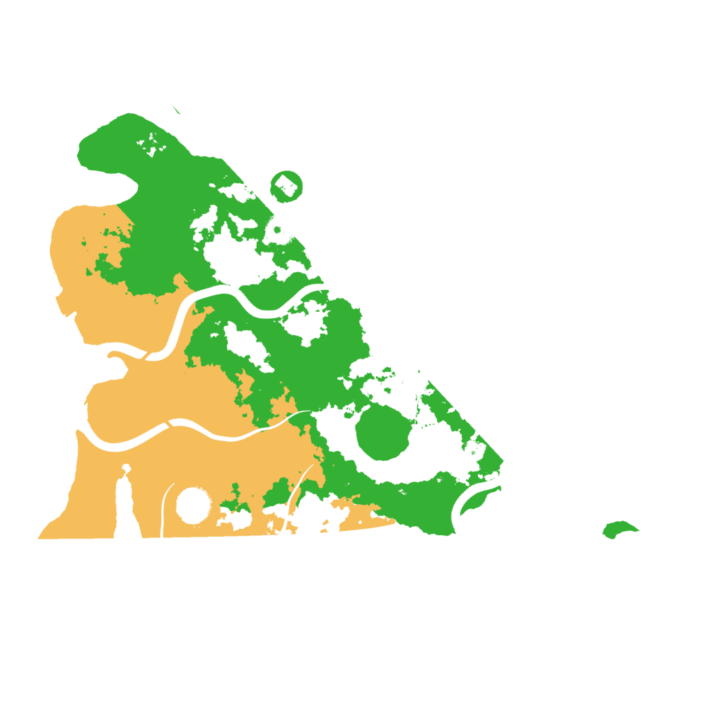 Biome Rust Map: Procedural Map, Size: 3700, Seed: 1220203