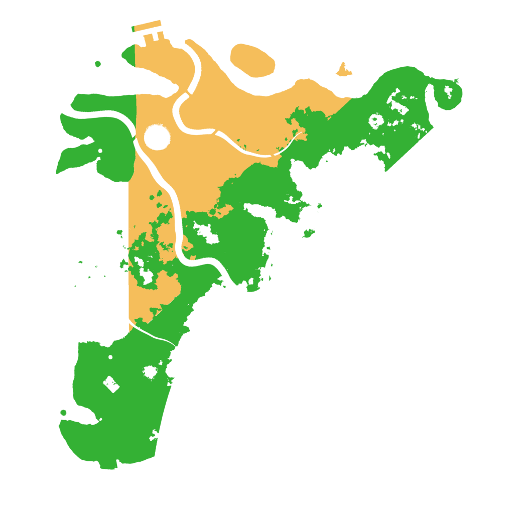 Biome Rust Map: Procedural Map, Size: 3500, Seed: 5033991