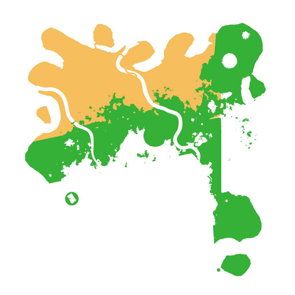 Biome Rust Map: Procedural Map, Size: 3500, Seed: 3681204