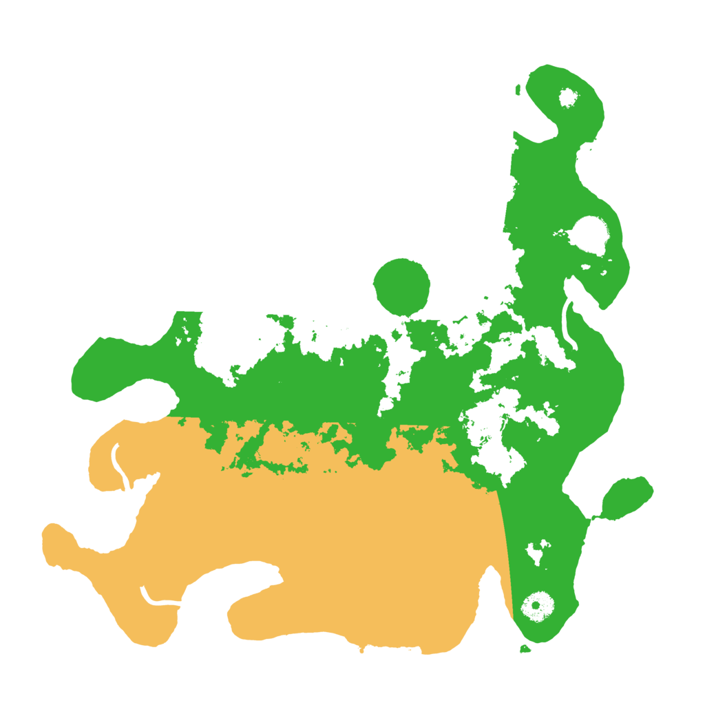 Biome Rust Map: Procedural Map, Size: 3500, Seed: 3324234