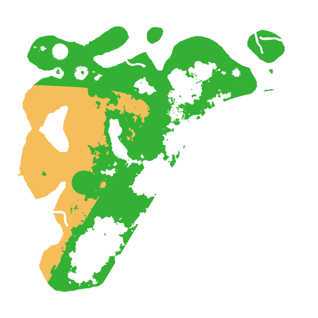 Biome Rust Map: Procedural Map, Size: 3500, Seed: 2324020