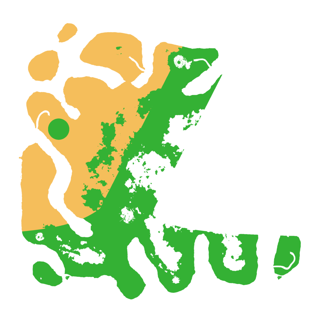 Biome Rust Map: Procedural Map, Size: 4000, Seed: 1117