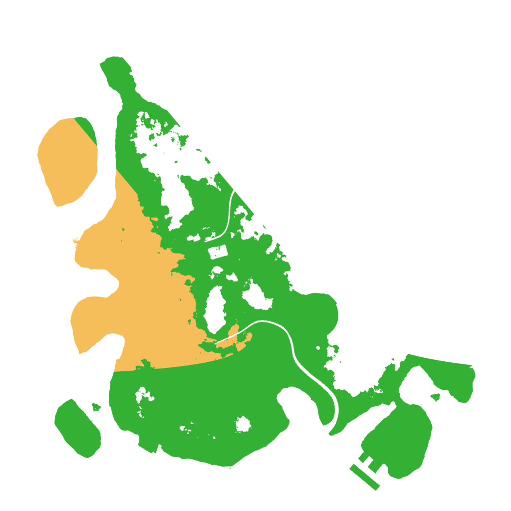 Biome Rust Map: Procedural Map, Size: 3000, Seed: 1616922833