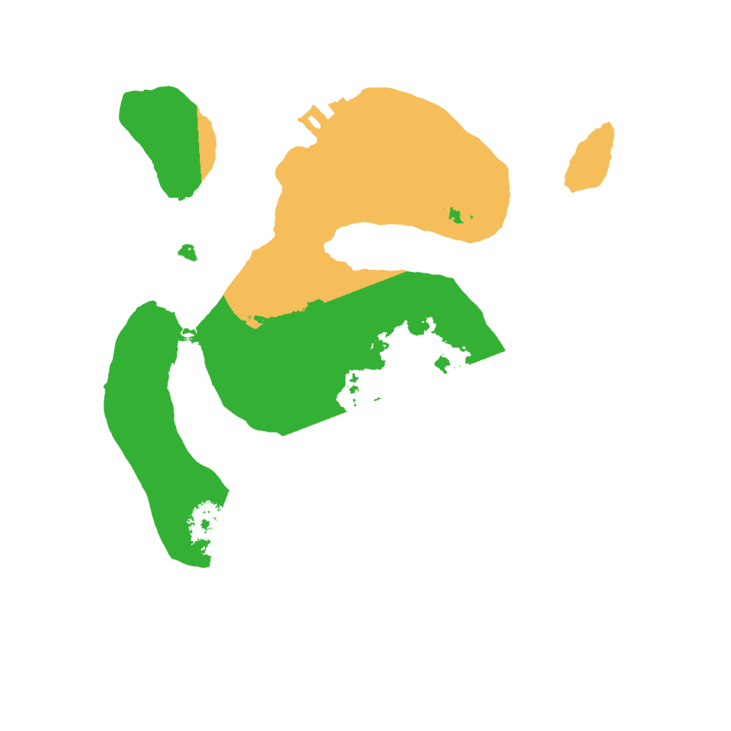 Biome Rust Map: Procedural Map, Size: 2000, Seed: 489247