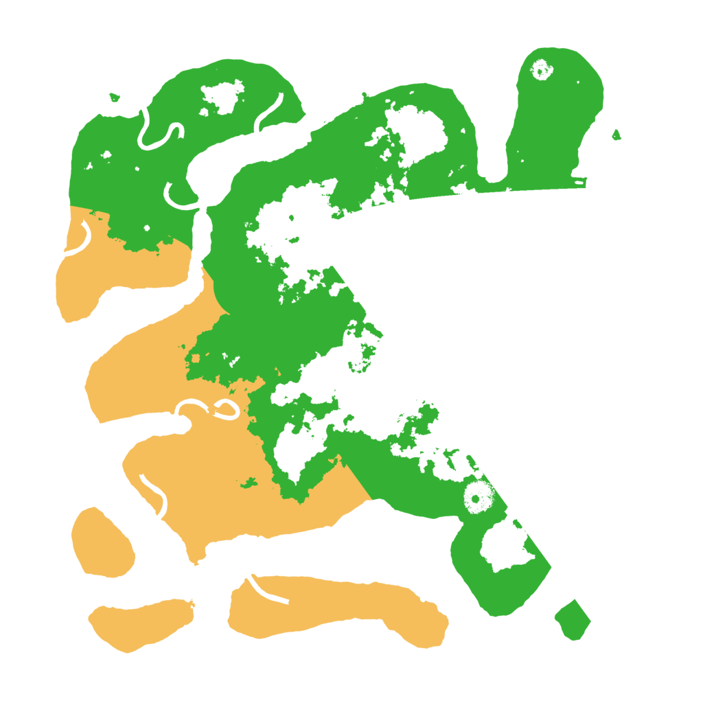 Biome Rust Map: Procedural Map, Size: 3500, Seed: 1117659