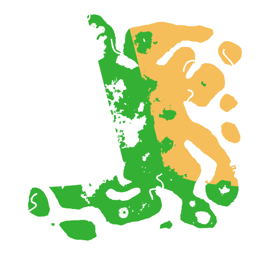 Biome Rust Map: Procedural Map, Size: 3700, Seed: 3397298