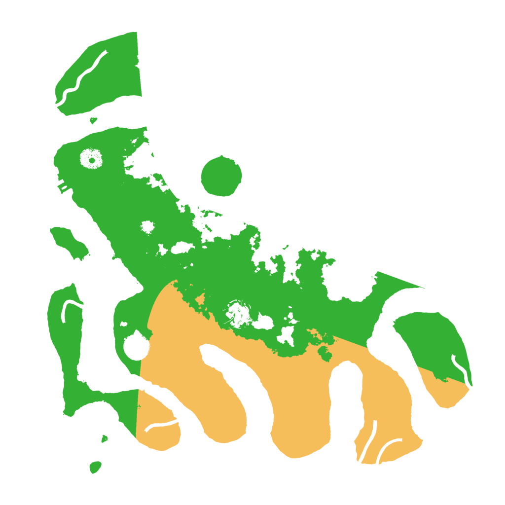 Biome Rust Map: Procedural Map, Size: 3500, Seed: 4044747