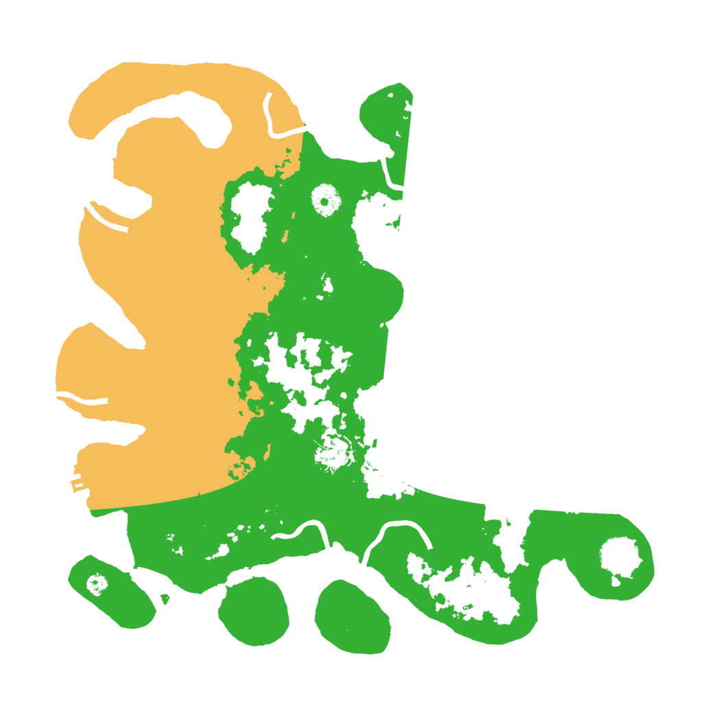 Biome Rust Map: Procedural Map, Size: 3500, Seed: 3644525