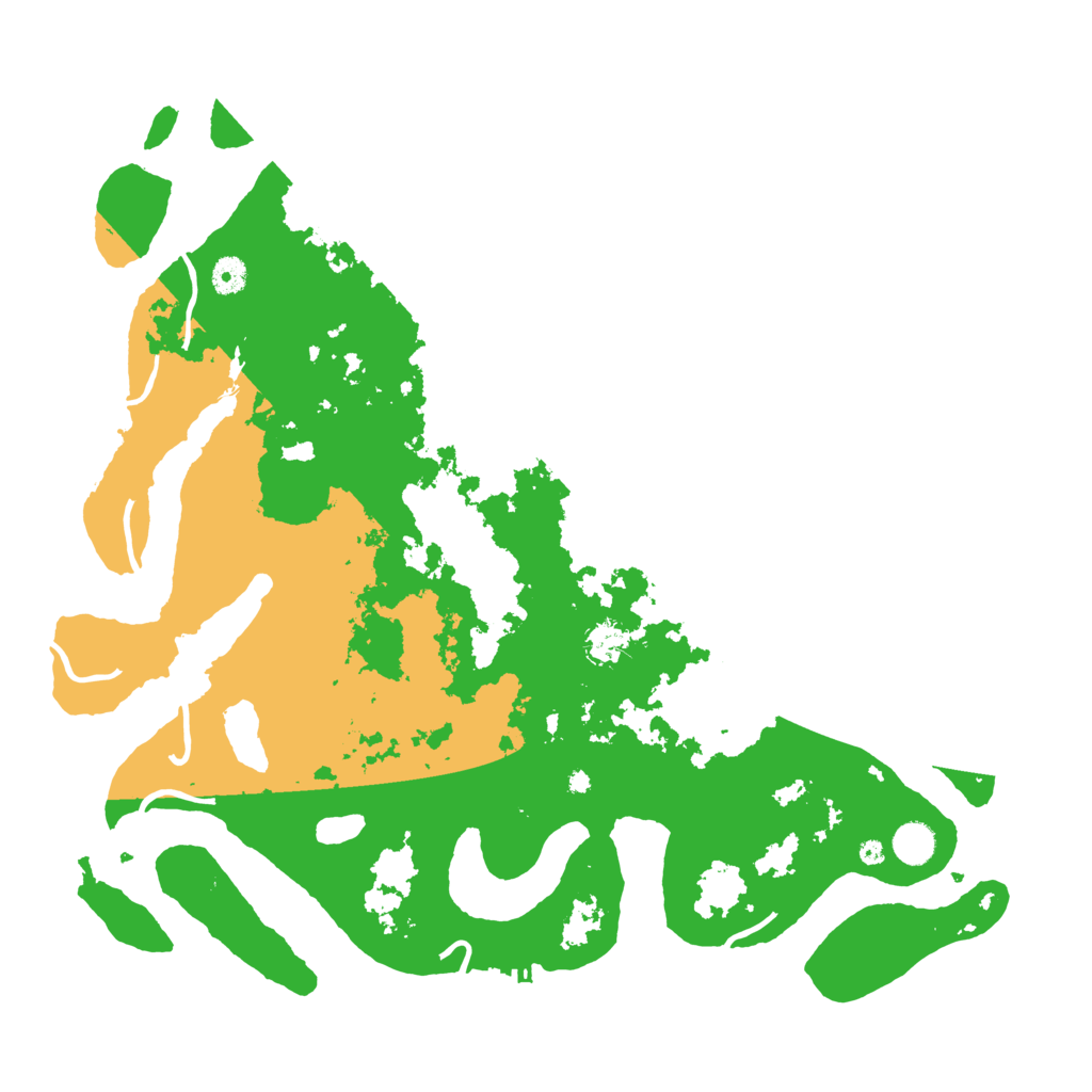 Biome Rust Map: Procedural Map, Size: 4500, Seed: 849