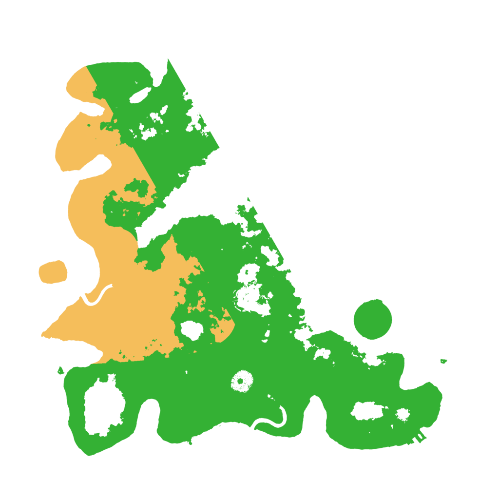 Biome Rust Map: Procedural Map, Size: 3500, Seed: 94080