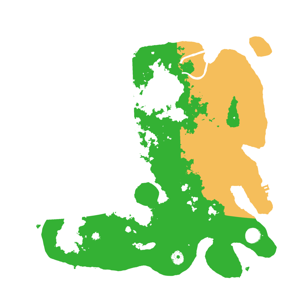 Biome Rust Map: Procedural Map, Size: 3500, Seed: 1986530769