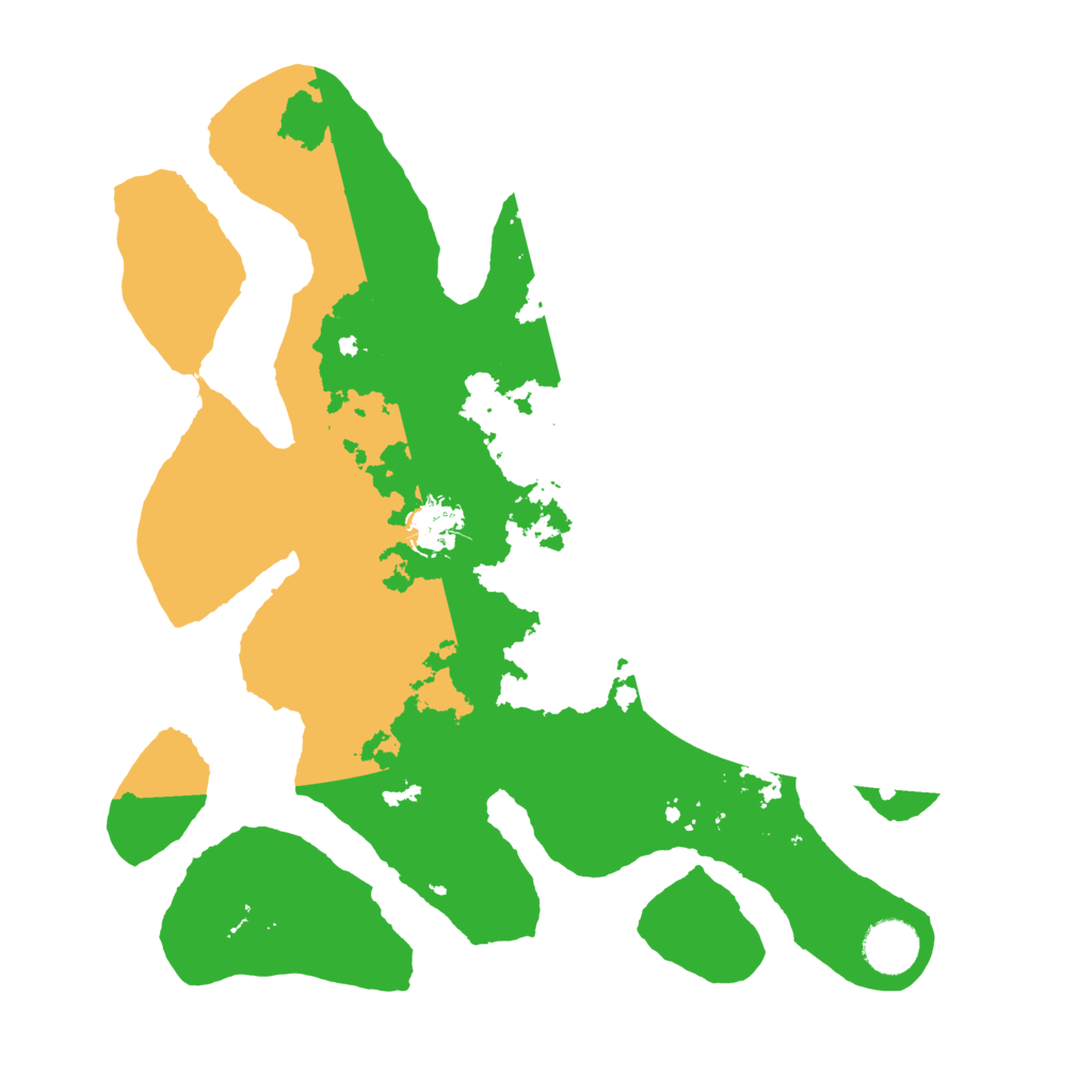 Biome Rust Map: Barren, Size: 3500, Seed: 3486449