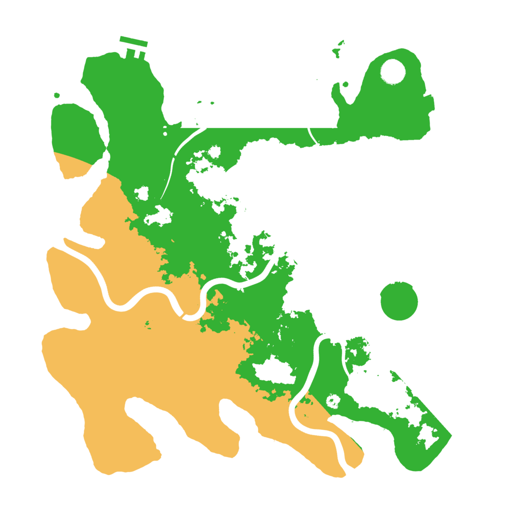 Biome Rust Map: Procedural Map, Size: 3700, Seed: 5935860