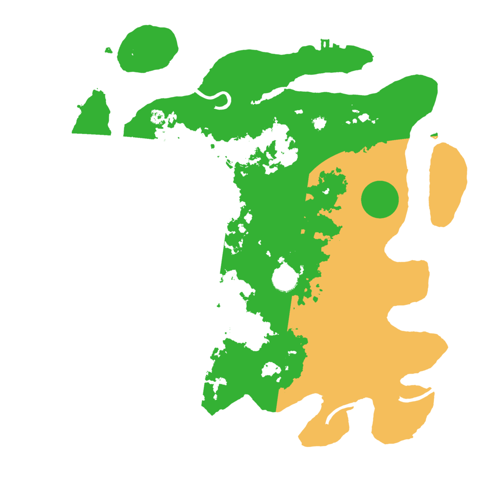 Biome Rust Map: Procedural Map, Size: 3500, Seed: 4702654