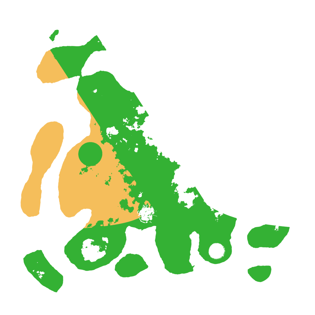 Biome Rust Map: Barren, Size: 3500, Seed: 5323605