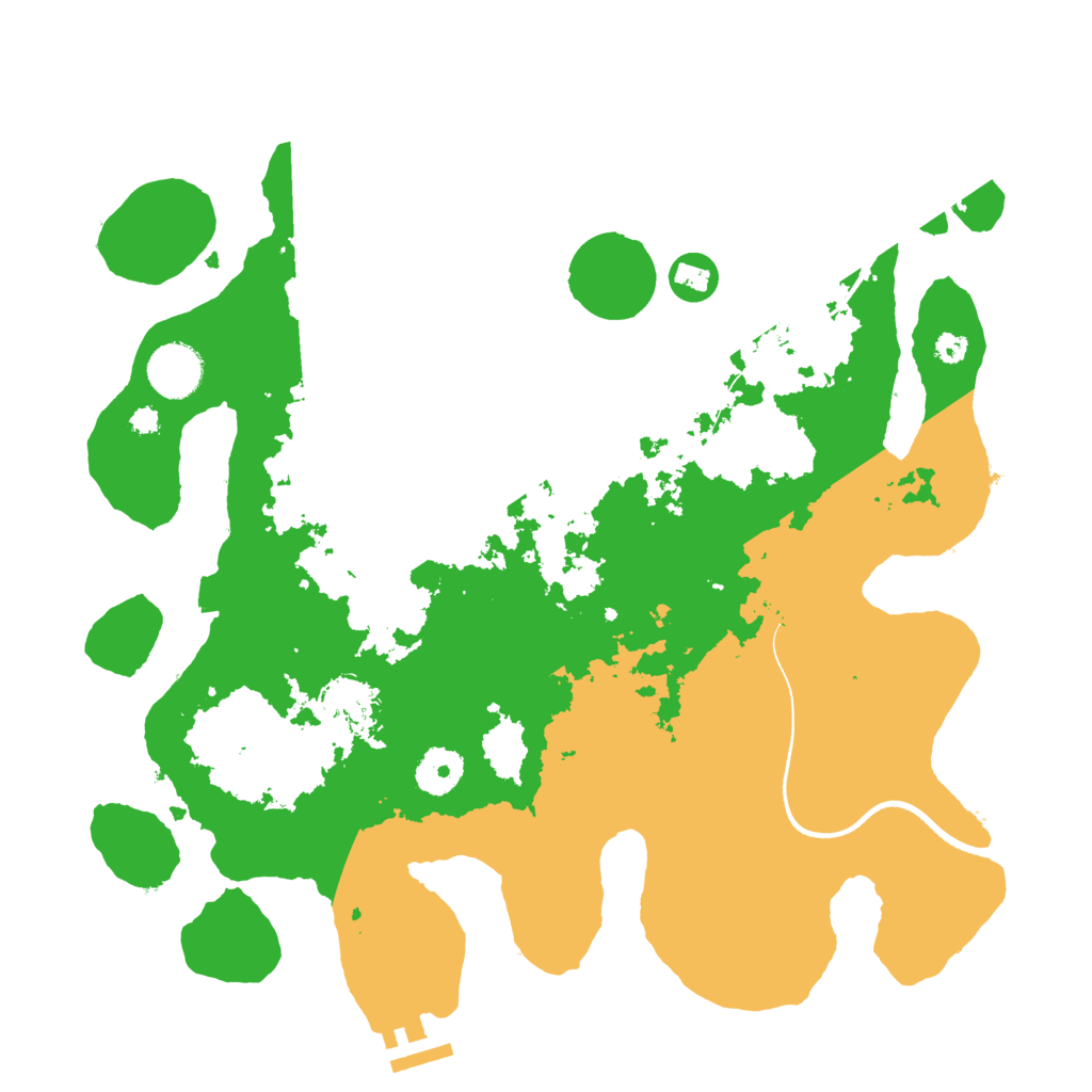 Biome Rust Map: Procedural Map, Size: 3500, Seed: 3037472