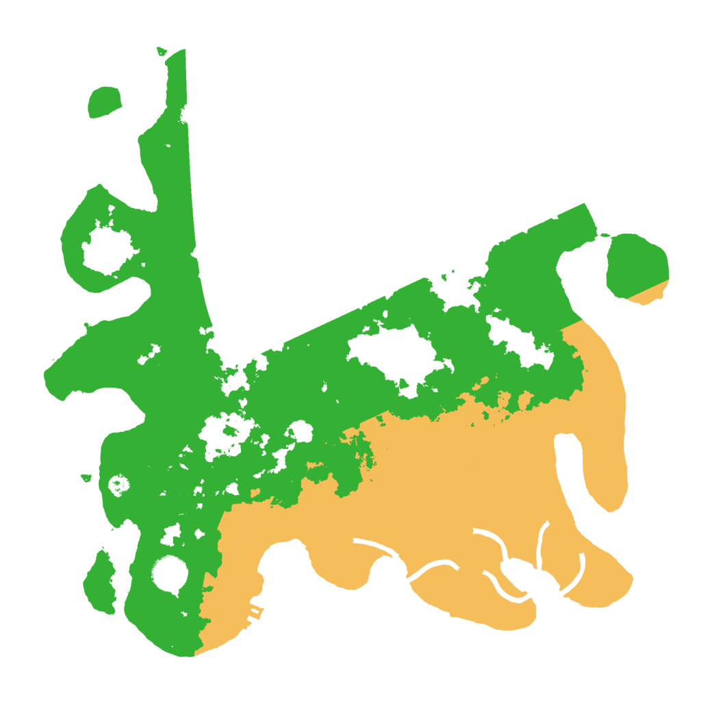 Biome Rust Map: Procedural Map, Size: 3500, Seed: 4689290
