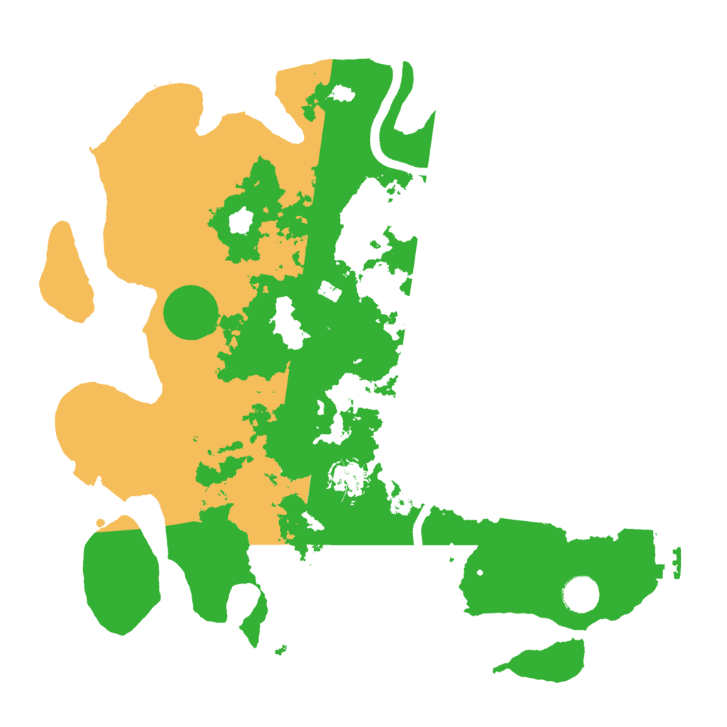 Biome Rust Map: Procedural Map, Size: 3500, Seed: 1367178