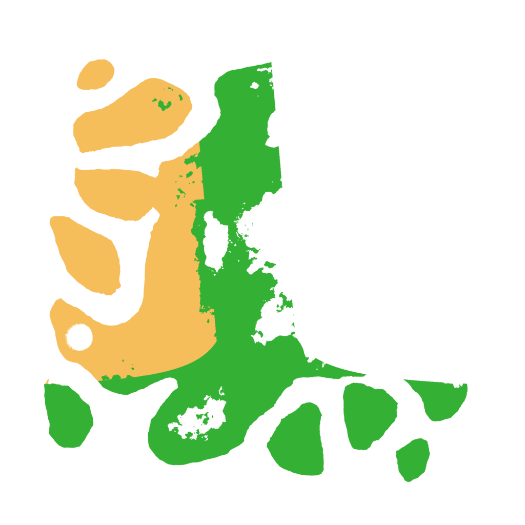 Biome Rust Map: Barren, Size: 3500, Seed: 2308568