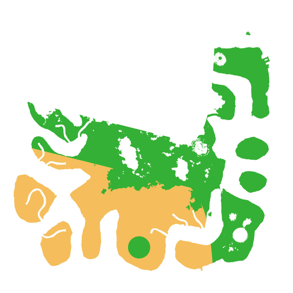 Biome Rust Map: Procedural Map, Size: 3500, Seed: 4216771