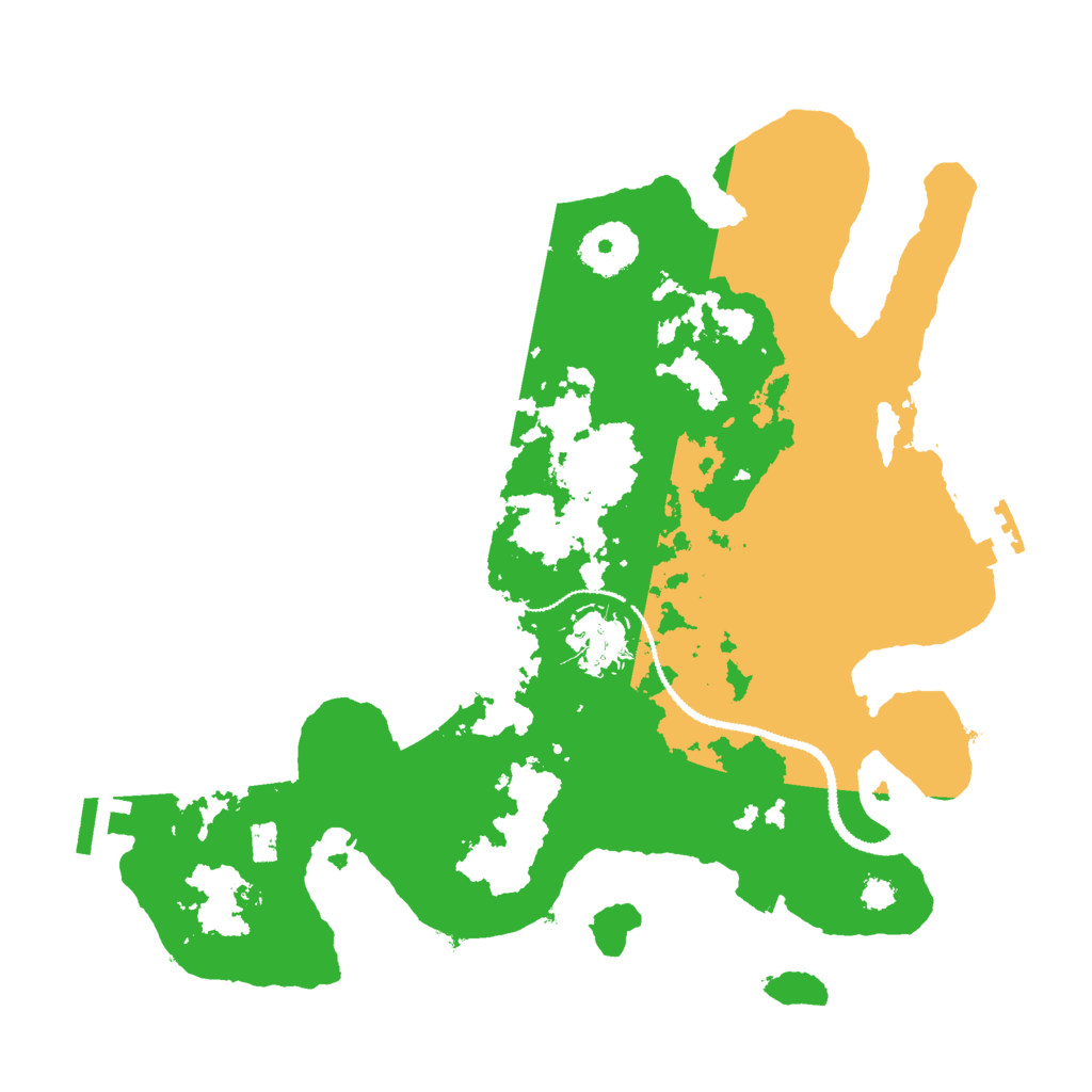 Biome Rust Map: Procedural Map, Size: 3000, Seed: 474632976