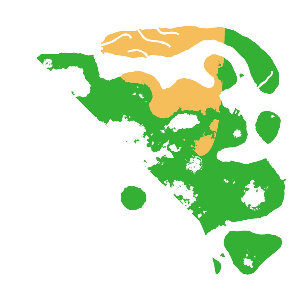Biome Rust Map: Procedural Map, Size: 3500, Seed: 4849178