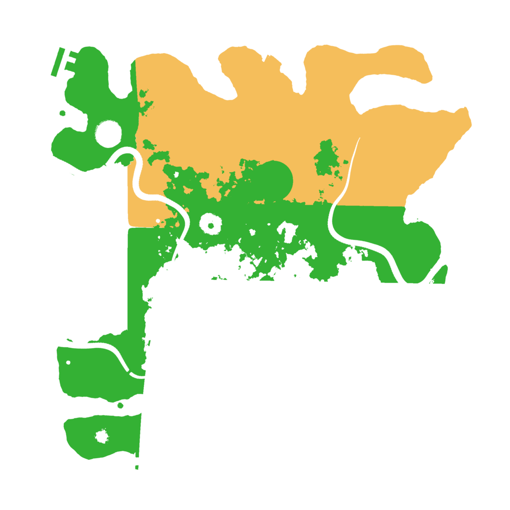 Biome Rust Map: Procedural Map, Size: 3500, Seed: 2259110