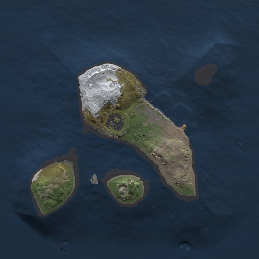 Rust Map: Procedural Map, Size: 1500, Seed: 213, 5 Monuments