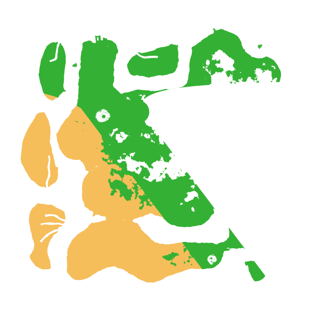 Biome Rust Map: Procedural Map, Size: 3500, Seed: 4793482