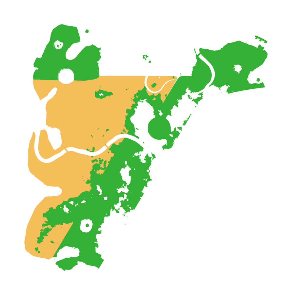 Biome Rust Map: Procedural Map, Size: 3500, Seed: 4475374