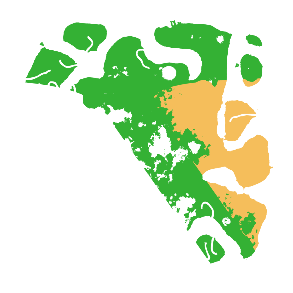 Biome Rust Map: Procedural Map, Size: 3700, Seed: 2444373